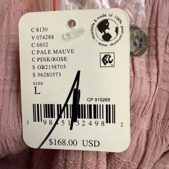 Free People Desert Dazed Midi Dress Women's Large Pale Mauve Boho Sleeveless NWT - Picture 13 of 15